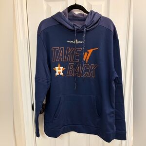 Majestic Authentic Collection Houston Astros World Series 2019 Hoodie, Size L